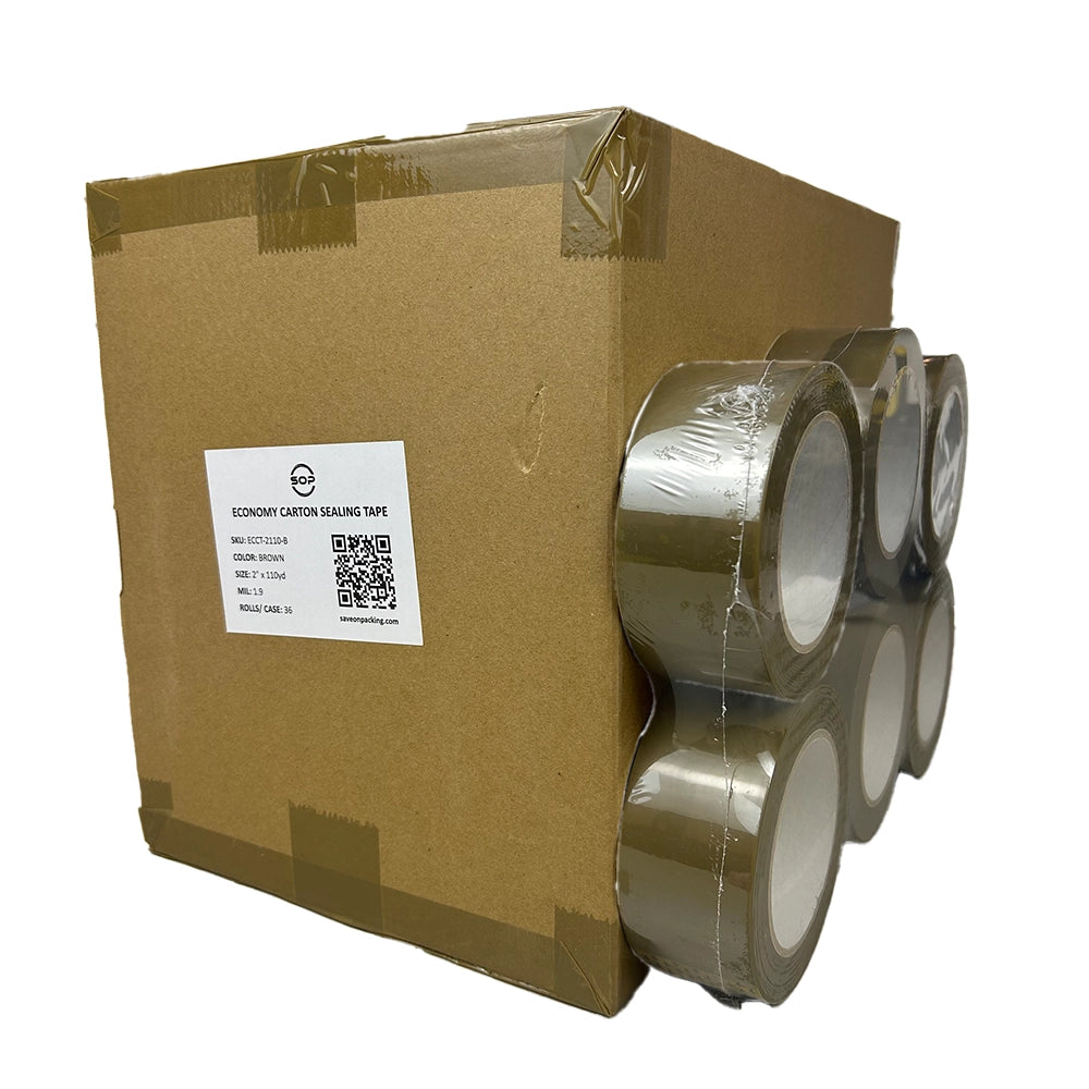 Economy Brown Tape 2" x 110yds 36 ROLLS