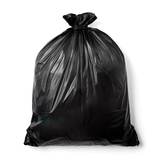 Extra-strong Garbage Bag / Trash Liners - 45 Gallon, Black, 100pcs