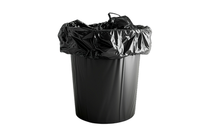 Extra-strong Garbage Bag / Trash Liners - 45 Gallon, Black, 100pcs