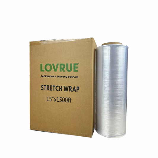 Pre-Stretched Wrap 15" x 1500' / 32GA - 4 Rolls/Case